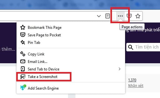 Cách chụp ảnh toàn bộ trang web trên Google Chrome Firefox