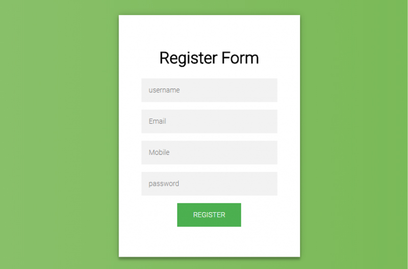 Cách tạo Form đăng ký bằng PHP và MySQL