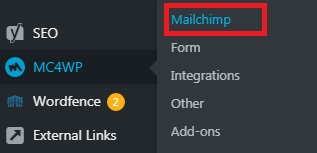 Sử dụng Plugin MC4WP: Mailchimp for WordPress