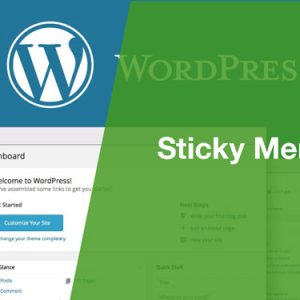 Tạo menu Sticky trong Wordpress