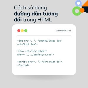 Cách sử dụng đường dẫn tương đối trong HTML
